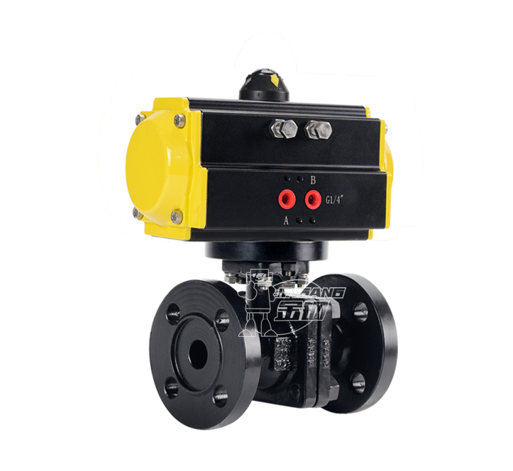 碳鋼法蘭氣動球閥